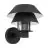 Eglo Wall Light Chiappera Steel Black | IP44 - Suitable for 1x E27